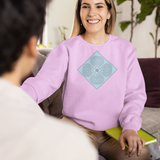 Свитшот Голубая АтмА с Серебром