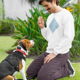 Свитшот Голубая АтмА с Серебром