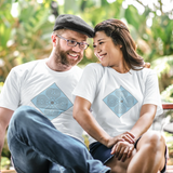 Футболка Голубая АтмА с Серебром