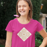 Футболка для Подростков Белая АтмА с Золотом